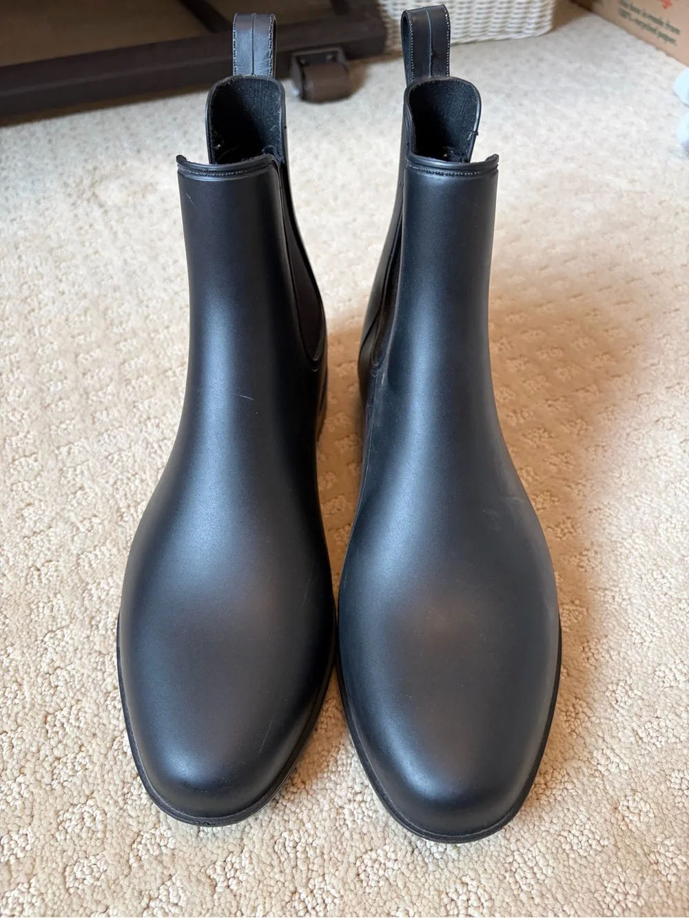 Target Women's Black Chelsea Rubber Rain Boots